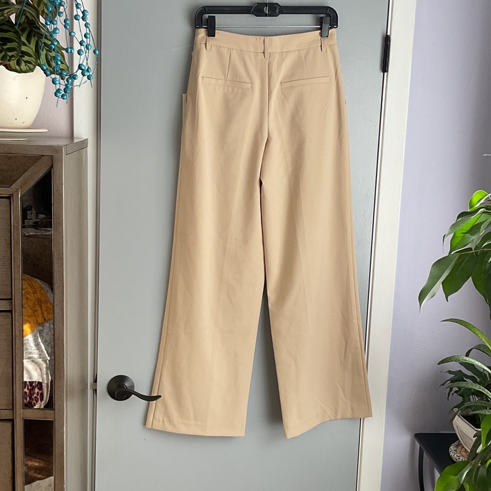 Joie Cream Wide Leg Pants; size 2; new - Picture 3 of 5